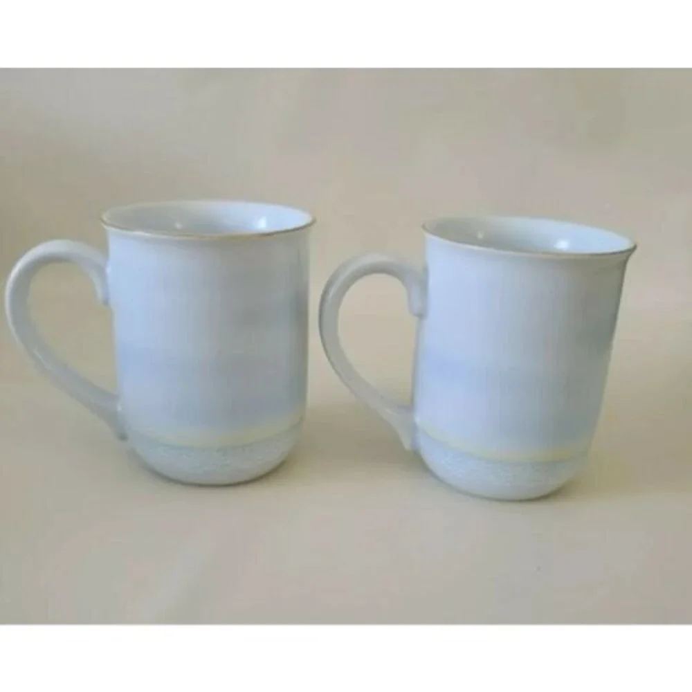 Otagiri Seagulls Seaside Waterfront Lighthouse Nautical Coffee Mugs Set of 2